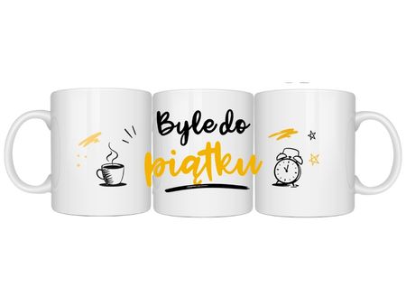 KUBEK PREZENT Z IMIENIEM PERSONALIZOWANY SMIESZNY BYLE DO PIATKU IMIE